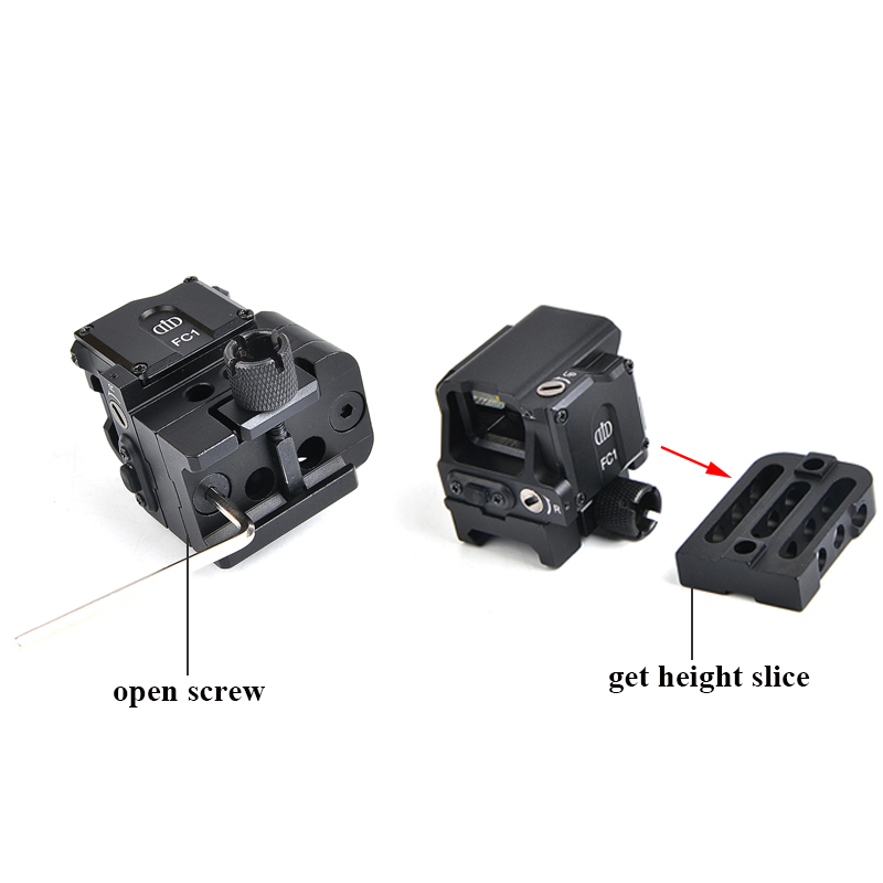 DI Optical FC1 Red Dot Sight 2 MOA Reflex Sight scope for 20mm
